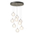 Hubbardton Forge Fritz Globe 9 Light Pendant Model: 131133-SKT-STND-82-FD0750