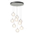 Hubbardton Forge Fritz Globe 9 Light Pendant Model: 131133-SKT-STND-82-FD0750
