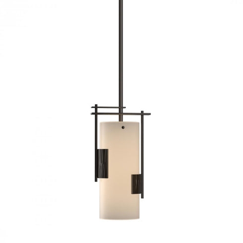 Hubbardton Forge Fullered Impressions Mini Pendant in Bronze Finish Model: 185400-SKT-MULT-05-GG0075