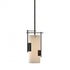 Hubbardton Forge Fullered Impressions Mini Pendant in Bronze Finish Model: 185400-SKT-MULT-05-GG0075