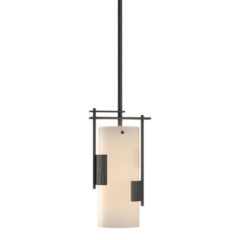Hubbardton Forge Fullered Impressions Mini Pendant in Bronze Finish Model: 185400-SKT-MULT-05-GG0075