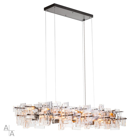 Hubbardton Forge Fusion Pendant in Dark Smoke Finish Model: 401328-SKT-STND-07-II0801