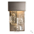 Hubbardton Forge Fusion Small LED Sconce in Dark Smoke Finish Model: 403016-LED-07-II0801