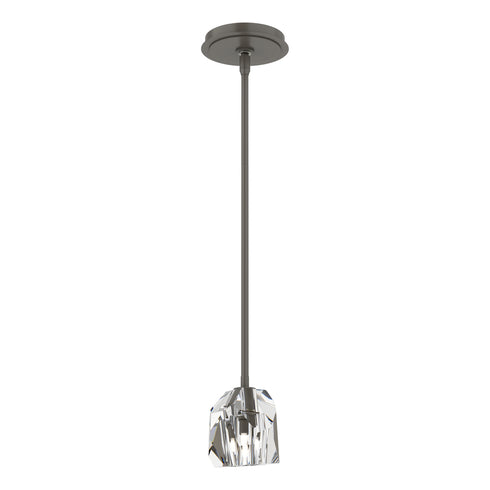 Hubbardton Forge Gatsby 1 Light Mini Pendant in White Finish Model: 181061-SKT-MULT-02-CR