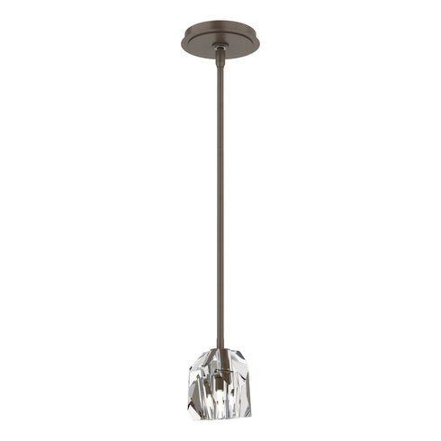 Hubbardton Forge Gatsby 1 Light Mini Pendant in White Finish Model: 181061-SKT-MULT-02-CR