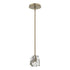 Hubbardton Forge Gatsby 1 Light Mini Pendant in White Finish Model: 181061-SKT-MULT-02-CR