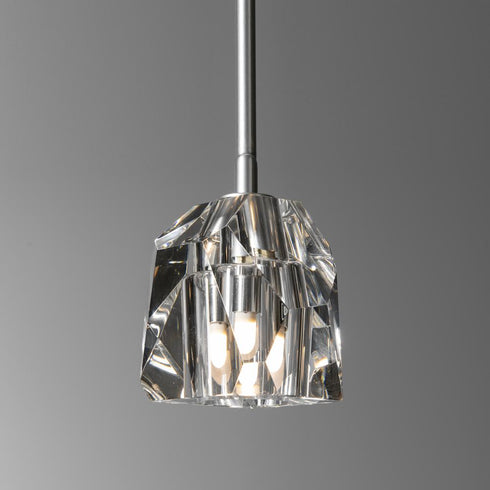 Hubbardton Forge Gatsby 1 Light Mini Pendant in White Finish Model: 181061-SKT-MULT-02-CR