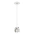 Hubbardton Forge Gatsby 1 Light Mini Pendant in White Finish Model: 181061-SKT-MULT-02-CR