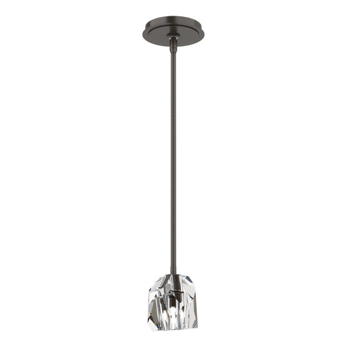 Hubbardton Forge Gatsby 1 Light Mini Pendant in White Finish Model: 181061-SKT-MULT-02-CR