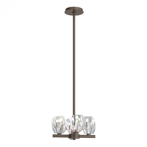 Hubbardton Forge Gatsby 4 Light Semi Flus Pendant Model: 131061-SKT-MULT-20-CR