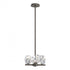 Hubbardton Forge Gatsby 4 Light Semi Flus Pendant Model: 131061-SKT-MULT-20-CR