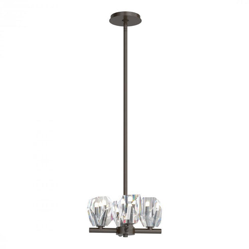 Hubbardton Forge Gatsby 4 Light Semi Flus Pendant Model: 131061-SKT-MULT-20-CR
