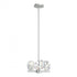 Hubbardton Forge Gatsby 4 Light Semi Flus Pendant Model: 131061-SKT-MULT-20-CR