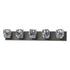Hubbardton Forge Gatsby 5 Light Bath Sconce in Black Finish Model: 201323-SKT-10-CR