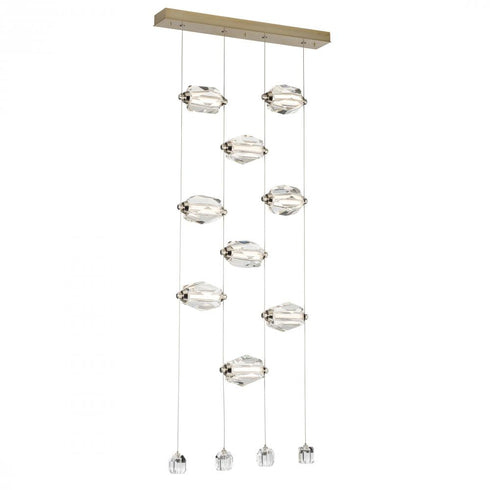 Hubbardton Forge Gatsby 9 Light LED Pendant Model: 139056-LED-STND-89-CR