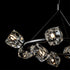 Hubbardton Forge Gatsby 9 Light Ring Pendant Model: 131067-SKT-MULT-14-CR