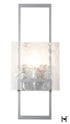 Hubbardton Forge Geo Sconce in Sterling Finish Model: 201550-SKT-85-ZM0836