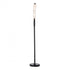 Hubbardton Forge Glissade LED Arc Floor Lamp in Black Finish Model: 241108-LED-10-ZM0749