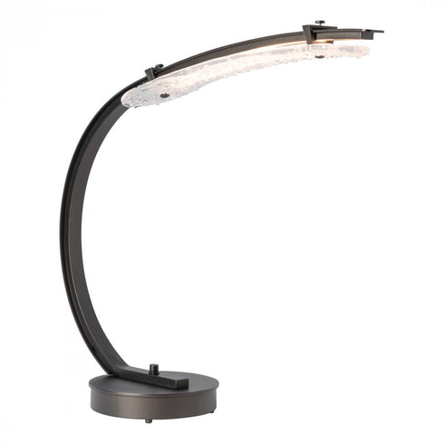 Hubbardton Forge Glissade LED Table Lamp in Oil Rubbed Bronze Finish Model: 272123-LED-14-ZM0747
