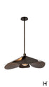 Hubbardton Forge Hana Large Pendant in Dark Smoke Finish Model: 139465-SKT-MULT-07