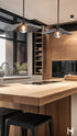 Hubbardton Forge Hana Small Pendant in Bronze Finish Model: 139460-SKT-MULT-05