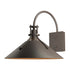 Hubbardton Forge Henry Large Dark Sky Friendly Outdoor Sconce in Coastal Oil Rubbed Bronze Finish Model: 302713-SKT-14
