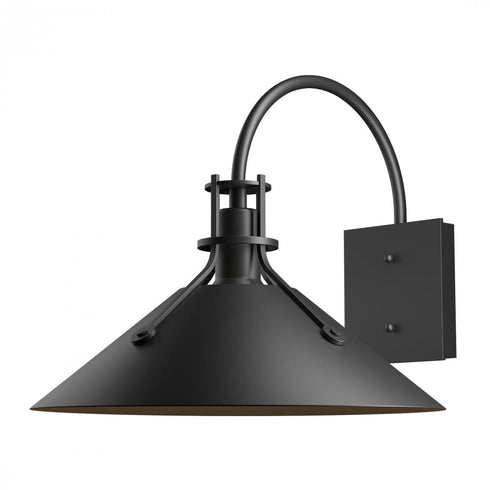 Hubbardton Forge Henry Large Dark Sky Friendly Outdoor Sconce in Coastal Oil Rubbed Bronze Finish Model: 302713-SKT-14