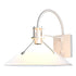 Hubbardton Forge Henry Large Glass Shade Outdoor Sconce in Coastal White Finish Model: 302714-SKT-02-FD0686