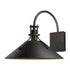 Hubbardton Forge Henry Large Outdoor Sconce in Coastal Oil Rubbed Bronze Finish Model: 302712-SKT-14