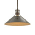 Hubbardton Forge Henry Medium Steel Shade Pendant Model: 134550-SKT-MULT-82-85