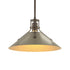 Hubbardton Forge Henry Medium Steel Shade Pendant Model: 134550-SKT-MULT-82-85