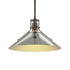 Hubbardton Forge Henry Medium Steel Shade Pendant Model: 134550-SKT-MULT-82-85