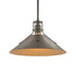 Hubbardton Forge Henry Medium Steel Shade Pendant Model: 134550-SKT-MULT-82-85