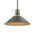 Hubbardton Forge Henry Medium Steel Shade Pendant Model: 134550-SKT-MULT-82-85