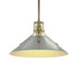 Hubbardton Forge Henry Medium Steel Shade Pendant Model: 134550-SKT-MULT-82-85