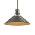 Hubbardton Forge Henry Medium Steel Shade Pendant Model: 134550-SKT-MULT-82-85