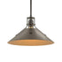 Hubbardton Forge Henry Medium Steel Shade Pendant Model: 134550-SKT-MULT-82-85