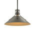 Hubbardton Forge Henry Medium Steel Shade Pendant Model: 134550-SKT-MULT-82-85
