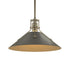 Hubbardton Forge Henry Medium Steel Shade Pendant Model: 134550-SKT-MULT-82-85