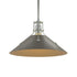 Hubbardton Forge Henry Medium Steel Shade Pendant Model: 134550-SKT-MULT-82-85