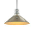 Hubbardton Forge Henry Medium Steel Shade Pendant Model: 134550-SKT-MULT-82-85