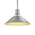 Hubbardton Forge Henry Medium Steel Shade Pendant Model: 134550-SKT-MULT-82-85