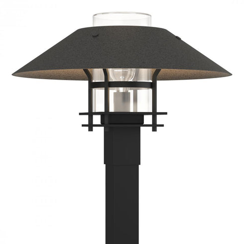 Hubbardton Forge Henry Outdoor Post Light in Coastal Oil Rubbed Bronze Finish Model: 344227-SKT-14-14-GG0026