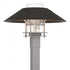 Hubbardton Forge Henry Outdoor Post Light in Coastal Oil Rubbed Bronze Finish Model: 344227-SKT-14-14-GG0026