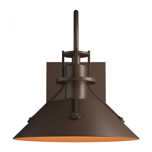 Hubbardton Forge Henry Small Dark Sky Friendly Outdoor Sconce in Coastal Oil Rubbed Bronze Finish Model: 302711-SKT-14