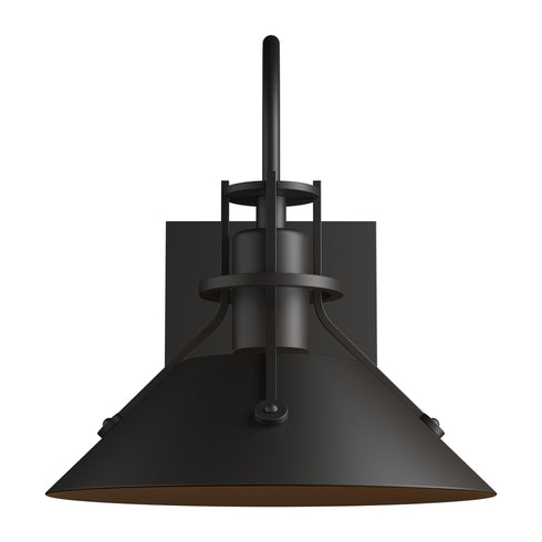 Hubbardton Forge Henry Small Outdoor Sconce in Coastal Oil Rubbed Bronze Finish Model: 302710-SKT-14