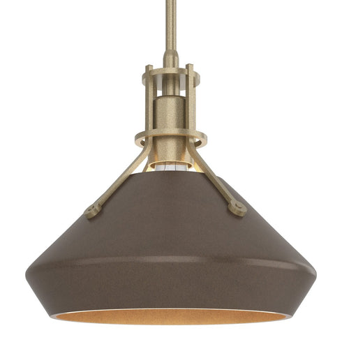 Hubbardton Forge Henry with Chamfer Pendant in Bronze Finish Model: 184251-SKT-MULT-05-05