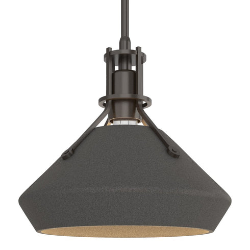 Hubbardton Forge Henry with Chamfer Pendant in Bronze Finish Model: 184251-SKT-MULT-05-05