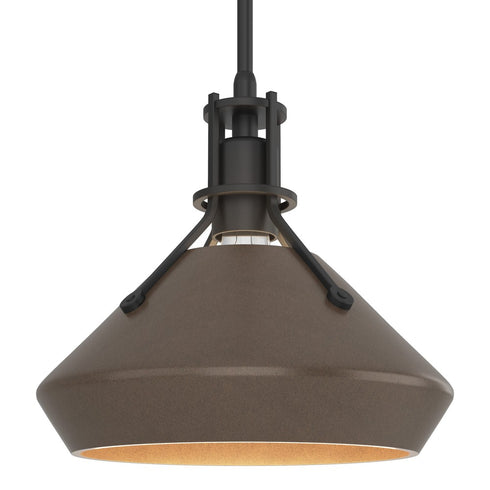 Hubbardton Forge Henry with Chamfer Pendant in Bronze Finish Model: 184251-SKT-MULT-05-05