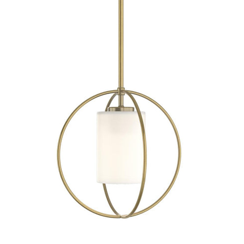 Hubbardton Forge Interlude Rhythm Mini Pendant in Bronze Finish Model: 187440-SKT-MULT-05-GG0160